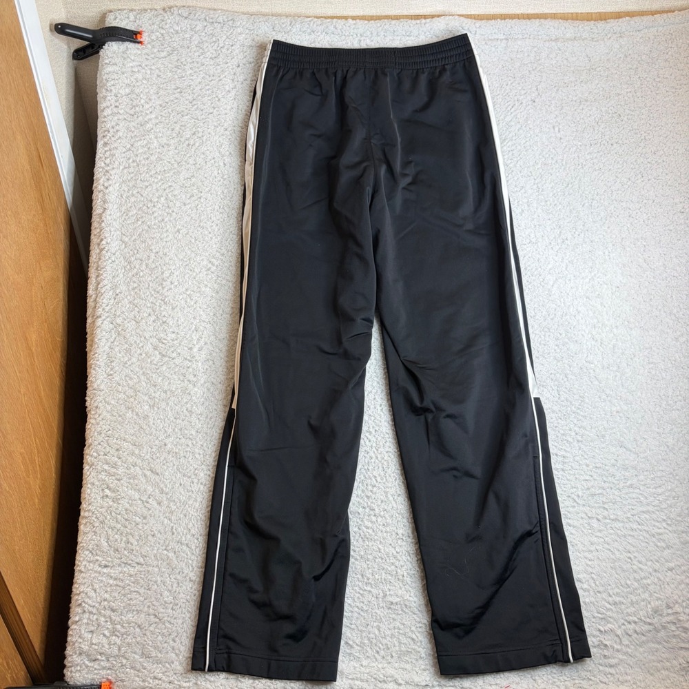 Y2KNike Basketball Mens Large Black White Stripe Track Pants baggy loose fit - Picture 8 of 8